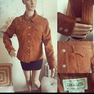 Live a little 100% leather Jackect